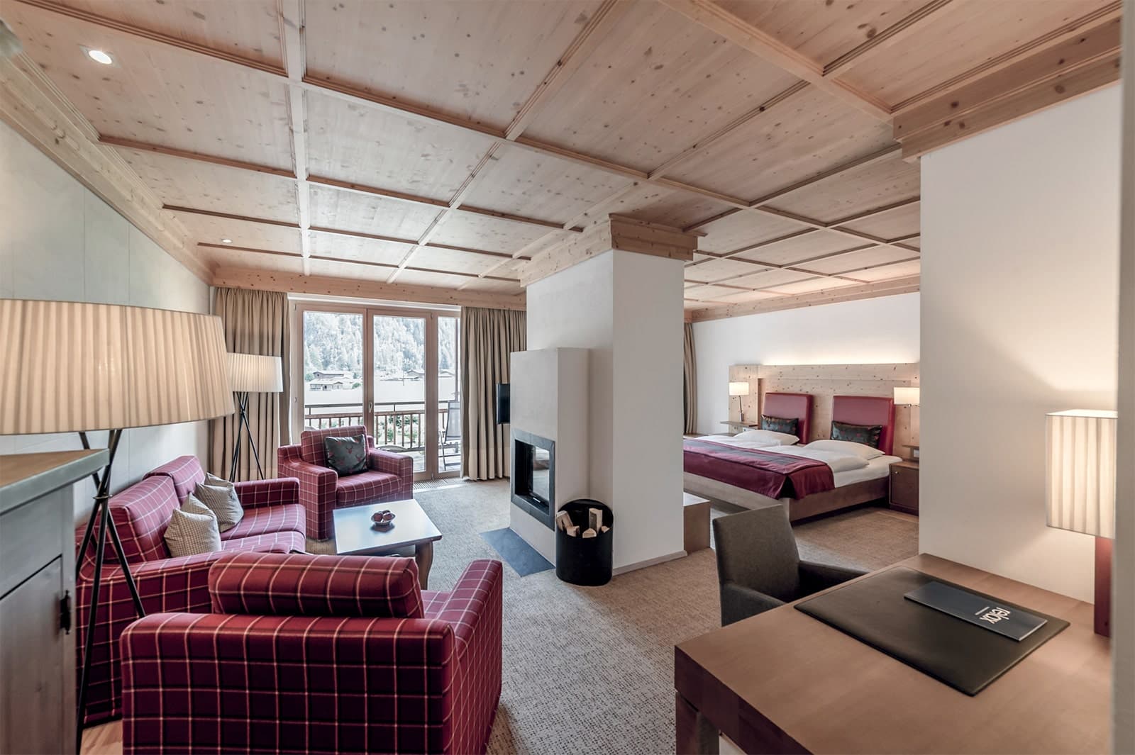 Doppelzimmer Auszeit im AQUA DOME Tirol Therme Längenfeld